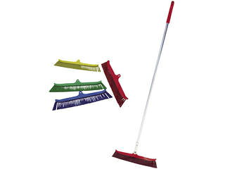 サイズ：450×30×1370mm　　毛の長さ：40mm耐熱温度：100℃　　重量：490g材質：ヘッド/ポリプロピレン　ジョイント/ステンレス　毛/ポリエステルポール/アルミ　グリップ/ABS011795006　