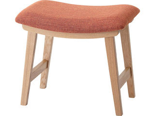東谷 あづまや Tropez トロペ 天然木 ダイニング スツール ファブリック オレンジ CL-790COR