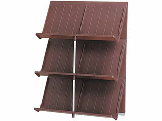 Yoshikawakuni 吉川国工業所 Like-it シューズラック3段 ブラウン