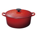 LE CREUSET ル・クルーゼ ココット・ロンド 2501 28cm チェリーレッド