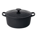 LE CREUSET ル・クルーゼ ココット・ロンド 2501 30cm マットブラック