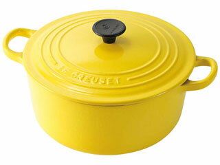 ルクルーゼ ココットロンド LE CREUSET ル・クルーゼ ル・クルーゼ トラヂィション ココットロンド 22cm 2501-22-23 レモン