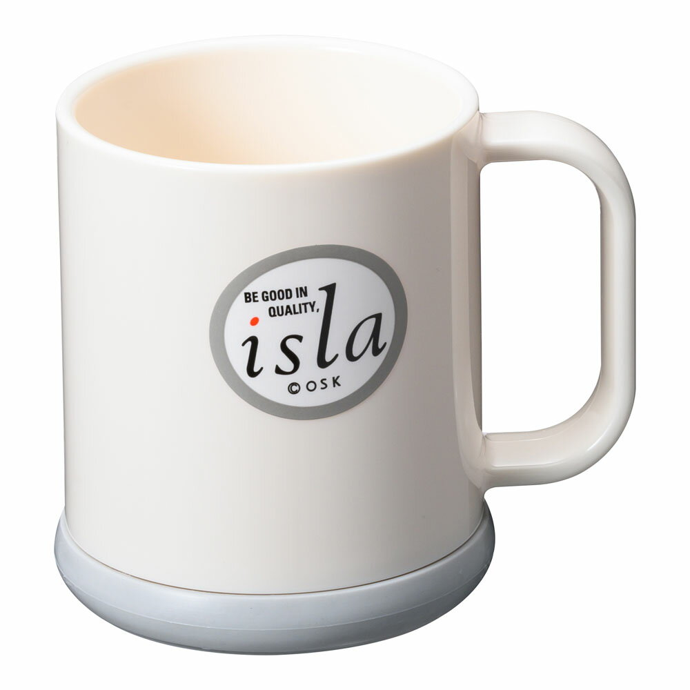 OSK オーエスケー プラカップ　イスラ（ゴム足付）　C−2／ホワイト