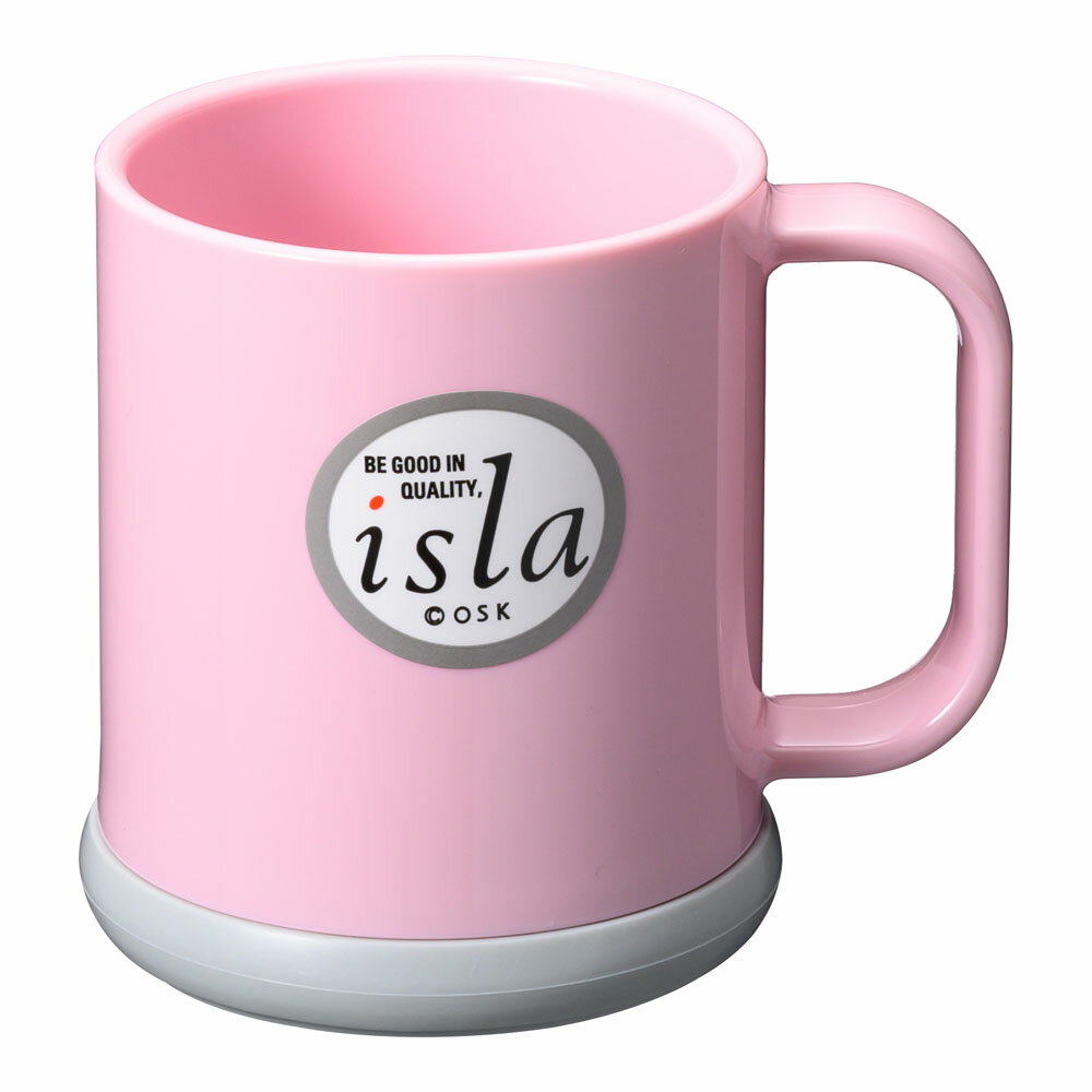 OSK オーエスケー プラカップ　イスラ（ゴム足付）　C−2／ピンク