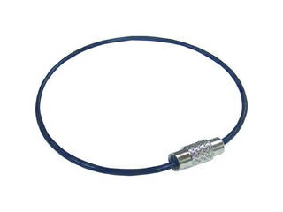 NISSA ニッサチェイン ビニコートキーワイヤー 黒 160mm 1PK=1個入り P-1755