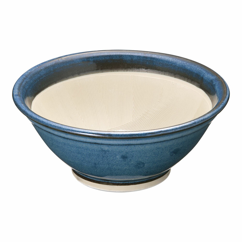 MOTOSHIGE 元重製陶所 青なまこ　スリ鉢（シリコンゴム付） 7号