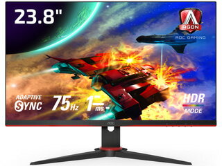 AOC IPSパネル採用 フルHD対応23.8型ワイドゲーミング液晶ディスプレイ 75Hz 24G2E5/11 単品購入のみ可（同一商品であれば複数購入可） クレジットカード決済 代金引換決済のみ