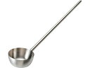 18-8抗菌ヒシャク目盛付21cm 75cmパイプ柄