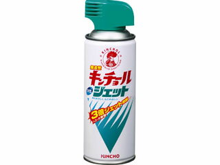 ●薬剤臭がなく無臭だからニオイが気にならないので、室内でも使いやすい殺虫剤スプレーです。●水性処方だから、壁も家具もベタベタせず、ふき取りやすくなっています。空気も汚さないクリーンタイプです。●噴射量が従来品の約3倍*で、噴射力を大幅アップ。噴射距離が伸びて離れたところのハエ・カを撃退できます。(*メーカー比）●飛び回る害虫にも遠くから楽に当てやすい設計のスプレータイプです。●効き目がオールマイティなので、さまざまな害虫もこれ1本で対応することが可能です。●軽く押すだけで噴射できるテコ式押しボタンを採用しているから、指の力が弱い方でもラクラク噴射できて便利です。●廃棄の際に便利な、手軽に残留ガスを排出できる中身排出機構付きです。※10円硬貨と同じサイズのコインをボタン上部のガイドの下に差し込むとボタンがロックされ、最後まで使い切ることができます。※メーカーの都合により、パッケージ・仕様等は予告なく変更になる場合がございます。【効能】ハエ成虫、蚊成虫、ゴキブリ、ノミ、トコジラミ(ナンキンムシ)、マダ二の駆除【使用方法】・保護バーをはずして噴射バルブのボタンを押すと殺虫液が噴射されます(保護バーを取り除く際には、誤ってボタンを押さない様、十分注意してください)。・室内のハエ成虫、カ成虫には閉切って6畳当り約5秒間、ゴキブリ、ノミ、トコジラミ(ナンキンムシ)には直接噴射してください。≪使用上の注意≫【してはいけないこと】(1)人体に向かって噴射しないでください。又、噴射気体を直接吸入しないでください。(2)投げたり、落したりしないでください。【相談すること】(1)万一、身体に異常を来した場合や、誤って薬剤を飲み込んだ場合は、直ちに使用を中止し、出来るだけ本品を持って本剤がピレスロイド系の殺虫剤であることを医師に告げて診療を受けてください。(2)万一、誤って薬剤が眼に入った場合は、直ちに水でよく洗い、異常があれば眼科医の手当を受けてください。【その他の注意】(1)定められた使用法を必ず守ってください。(2)皮膚、飲食物、食器、おもちゃ、ペット類(観賞魚、小鳥など)、植物、飼料にはかからないようにしてください。又、家具、建具などに直接噴射しないでください。(3)噴射中、噴射する人以外の入室を避け、噴射後室内の空気を外気と交換した後入室してください。(4)皮膚のついた時は石鹸と水でよく洗ってください。(5)本剤の使用に際しては、室内に湯沸器やタバコ等の火気のないことを確認してください。(6)規定時間(秒)以上噴射しないでください。(7)ふすま、障子紙、カーテン等にはシミを残す恐れがありますので直接噴射しないでください。【保管及び取扱上の注意】(1)小児の手の届かない場所に保管してください。(2)火気をさけ、なるべく冷所で保管してください。(3)水回りや湿気の多いところに置くと、缶が錆びて破裂する危険があるので置かないでください。(4)直射日光のあたる所、夏場の車内、ファンヒーターなどの暖房器具や加熱源の周囲は温度が上がり破裂する危険があるので置かないでください。【廃棄上の注意】捨てる際には、火気のない屋外で噴霧音が消えるまでボタンを押しガスを抜いて捨ててください。 商品情報 サイズ商品サイズ(幅×奥行×高さ)：60×60×180mm内容量300ml生産国日本材質・成分有効成分：ピレスロイド(d-T80-フタルスリン、d-T80-レスメトリン)　その他の成分：水、ケロシン(灯油)、LPG、その他4成分 101135　