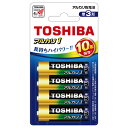 TOSHIBA/東芝 アルカリ乾電池 アルカリ1 単3 4本フック LR6AN 4BP