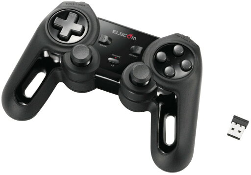 ELECOM エレコム 無線ゲームパッド/13ボタン/Xinput/振動/連射/高耐久 JC-U4113SBK ブラック ELECOM エレコム 無線ゲームパッド/13ボタン/Xinput/振動/連射/高耐久 JC-U4113SBK ブラック