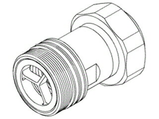 TOTO トートー 連結管(定流量弁付)(自動、心間120mm) THD96P120