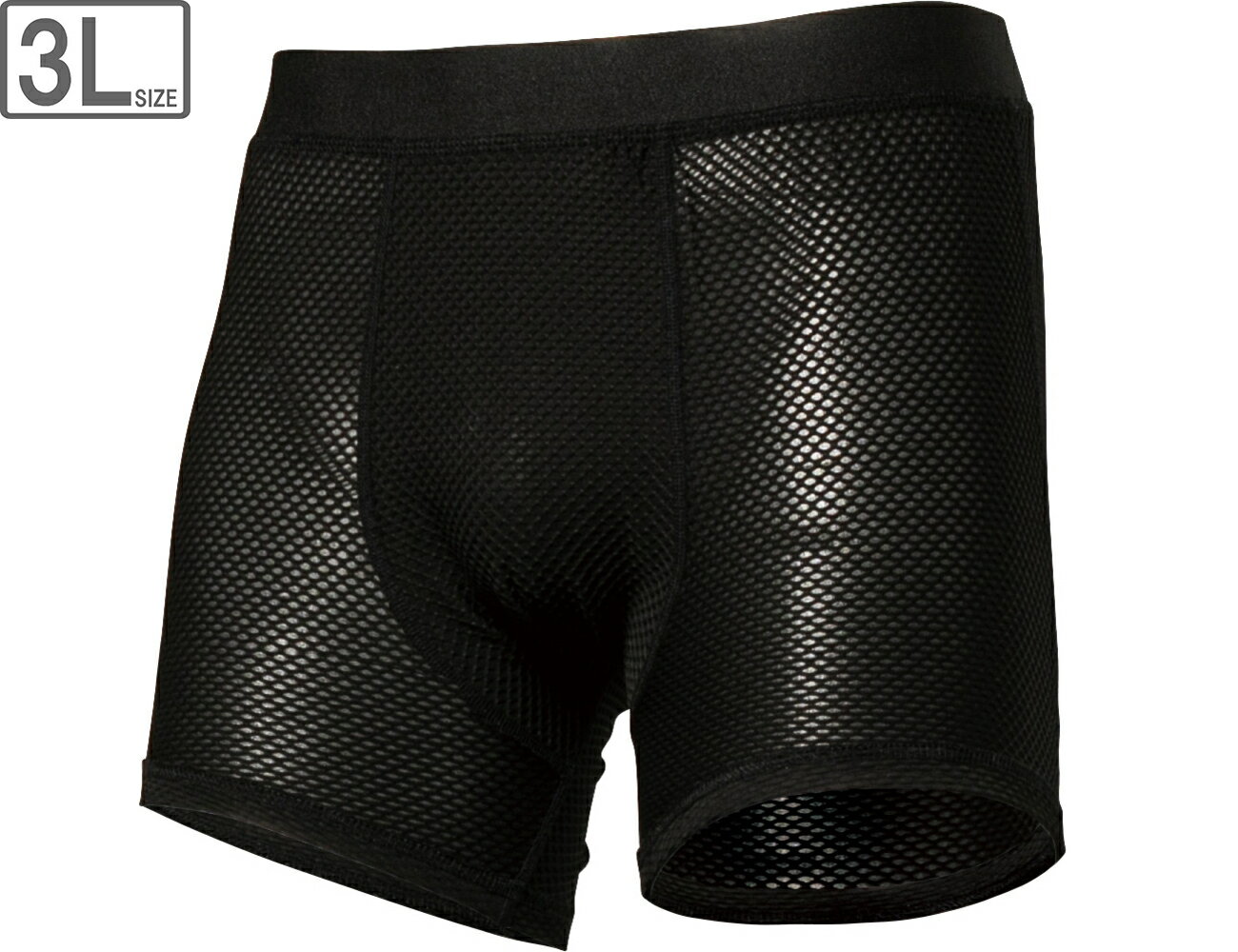 OTAFUKU GLOVE おたふく手袋 JW-519 ブラック 3Lサイズ 3D ボクサーパンツ