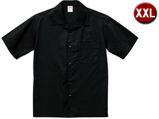 United Athle/ユナイテッドアスレ T/C オープンカラー シャツ XXLサイズ (ブラック) 175901X-2 United Athle/ユナイテッドアスレ T/C オープンカラー シャツ XXLサイズ (ブラック) 175901X-2