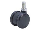 YUEI CASTER ユーエイ 双輪キャスター自在車 50径ナイロン車輪 M12×22 P1.75 P-50T(4)