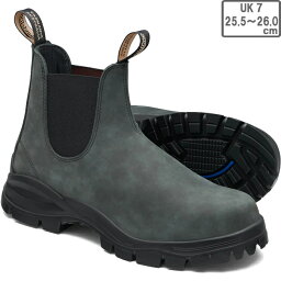 ブランドストーン blundstone 【ユニセックス】ラグブーツ【UK7/25.5-26.0cm】【ラスティックブラック】BS2238056 LUG BOOT