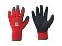 TRUSCO トラスコ中山 防寒天然ゴム手袋 裏起毛タイプ レッド Mサイズ WG171R-M