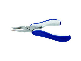 ideal-tek イデアルテック ESD精密プライヤー 半丸 ロング 140mm ES6023-CR-BG-IT