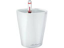 geobra/ゲオブラブラントシュテッター Lechuza/レチューザ 底面給水プランター ミニデルティーニ 土容量0.4L ホワイト 14950