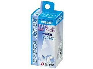 ○伸縮自在、関節部でも容易に巻くことが可能な伸縮包帯○厚めの生地が、患部周辺をやさしく保護○包帯止めは不要○サイズ・・LLサイズ　幅／長さ（75mm×3．8m）（伸縮時）≪定められた使用法を守ること≫◆強くひっぱって巻くと血行障害を起こすことがありますので、加減してご使用ください。◆傷口には直接巻かないでください。◆直射日光をさけ、なるべく涼しい所に保管してくだい。◆小児の手の届かない所に保管してください。○患部を清潔にし、保護材(滅菌ガーゼ等)を当てた後、巻いてください。※洗濯の際、サラシ粉などの塩素系漂白剤を使用しないでください。※押し洗い、陰干しが最適ですが、その際に生地をひっぱらないでください。＜素材＞綿、スパンデックスFCシンシユクホウタイLL