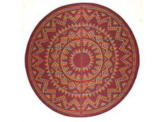 萩原 ハギハラ い草ラグ(裏貼り) アステカ RE 直径 約180cm 81932600 メーカー直送 同梱不可 カード決済のみ対応 沖縄・北海道・離島お届け並びに時間指定不可