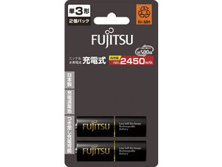 FDK Fujitsu/富士通 ニッケル水素充電池 高容量タイプ 単3 (2本入) HR-3UTHC(2B)