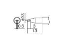 HAKKO 白光 こて先 0.8DL型 T12-DL08