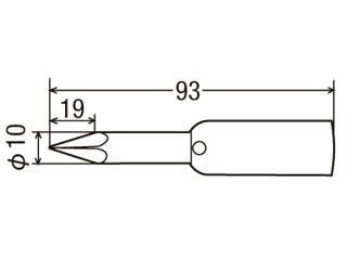 TAIYO 太洋電機産業 【goot/グット】BN-100T 替銅こて先