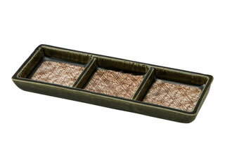 丸モ高木陶器 M077−04　旬香三品皿