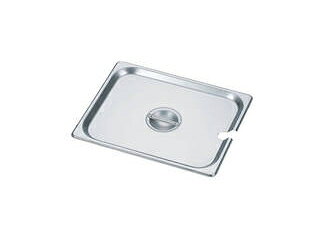蓋　切込付　2/3 商品情報 サイズ外寸横×外寸縦：354×325mm　t=板厚：0.7mm材質18-8ステンレス生産地中国 034086　