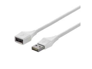 BUFFALO バッファロー どっちもUSB2.0延長ケーブル 3m ホワイト BSUAADU230WHA