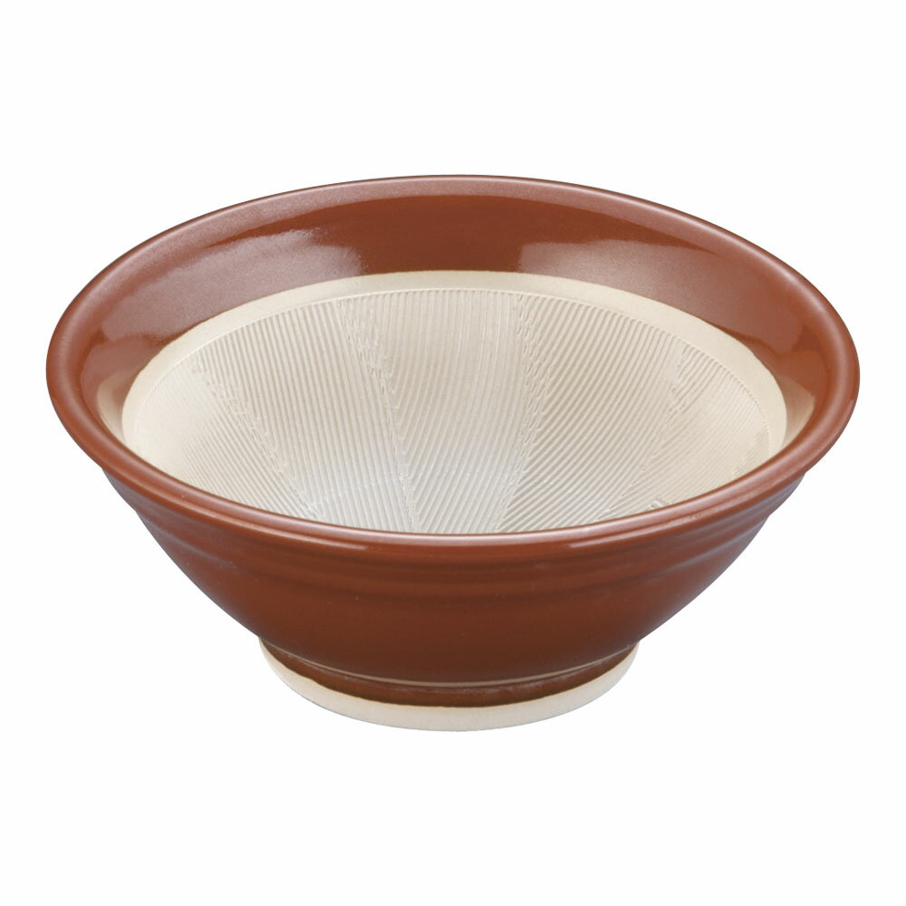 MOTOSHIGE 元重製陶所 【IWAMI/石見焼】シリコンゴム付 スリ鉢 4．5号