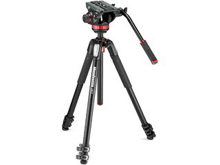 Manfrotto マンフロット MVK502055XPRO3　MVH502AHビデオ雲台+MT055XPRO3アルミ三脚