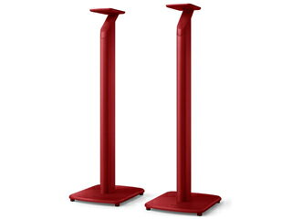 KEF JAPAN S1 Floor Stand(クリムゾンレッド) LSX II 用スピーカースタンド ペア 【当店のKEF製品は国内正規代理店品です】