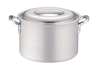 TKG　IHアルミ　半寸胴鍋（目盛付）／30cm