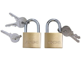 WAKI 和気産業 マスター南京錠 40mm 2個 IB-145