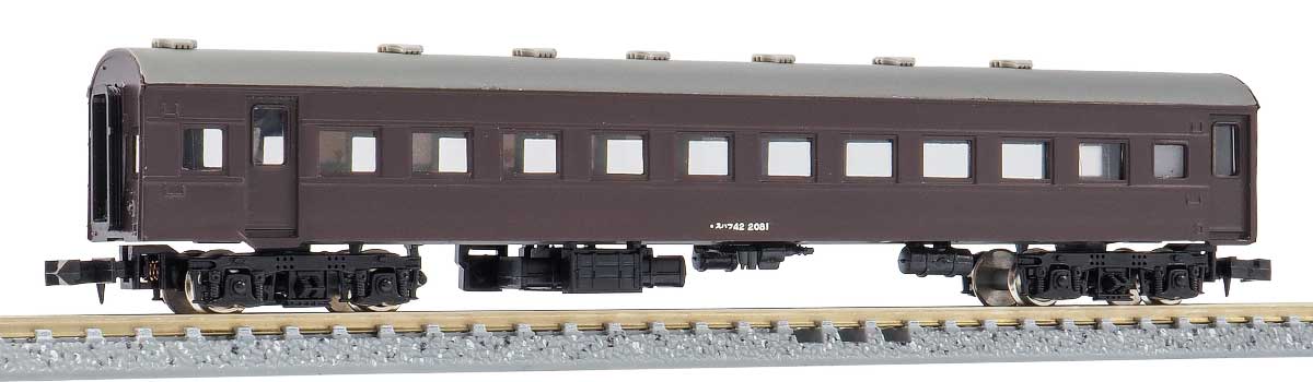 GREENMAX グリーンマックス 着色済み スハフ42形（茶色） 11005