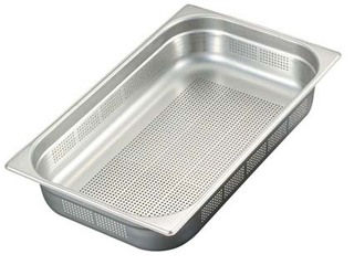 EBM 江部松商事 EBM　穴明ガストロノームパン補強重なり防止付1／1　100mm