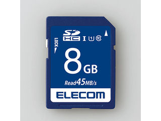 ELECOM GR f[^SDHCJ[h(UHS-I U1) 8GB MF-FS008GU11R