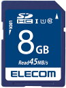 ELECOM GR f[^SDHCJ[h(UHS-I U1) 8GB MF-FS008GU11R