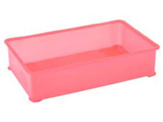 EBM 江部松商事 EBM　PP半透明カラー番重　A型　大　レッド（サンコー製）