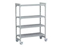 CAMBRO キャンブロ 【代引不可】460ベンチ移動カムシェルビングセット 610×H 890 4段