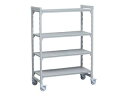 CAMBRO キャンブロ 【代引不可】540ソリッド移動カムシェルビングセット 54× 61×H170cm 4段(3)