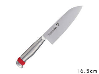 TOJIRO 藤次郎 TOJIRO ナリヒラプロS 三徳庖丁 16.5cm FC-3042RD レッド