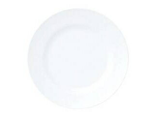おぎそチャイナ ディナー皿 26cm 3202 ホワイト