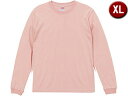 United Athle/ユナイテッドアスレ 5.6オンス ロングスリーブ Tシャツ XLサイズ (オフピンク) 501101C-742(4)