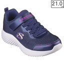 SKECHERS/スケッチャーズ 【ジュニア】バウンダー ガーリー グルーヴ【21cm】【ネイビー】 303528L