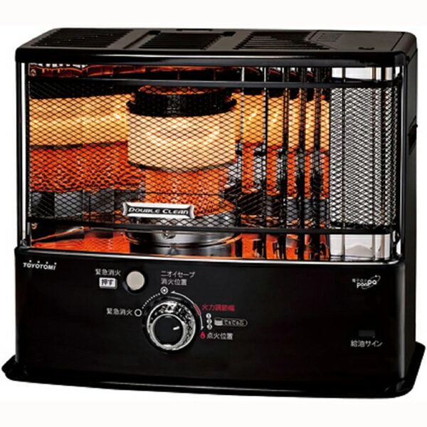 【PSC対応品 】 TOYOTOMI トヨトミ RC-W36N(B)反射型石油ストーブ ブラック メッシュガード 【防災製品等推奨品】