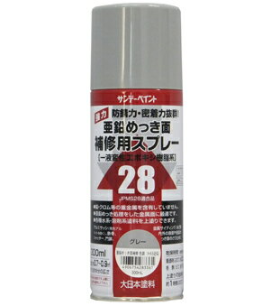 SUNDAY PAINT/サンデーペイント 亜鉛面補修用スプレー グレー 300ml