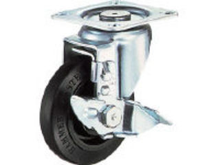 HAMMER/ハンマーキャスター 静シリーズ S型自在 SP付 ゴム車B入り100mm 413BBS-FR100-BAR01